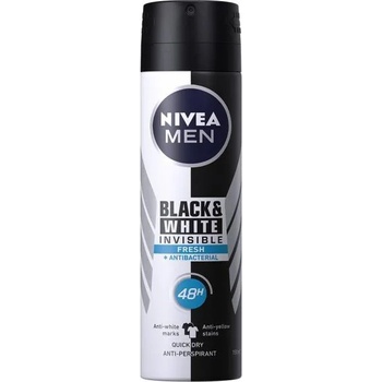 Nivea Men Black & White Invisible Fresh 48h deo spray 150 ml