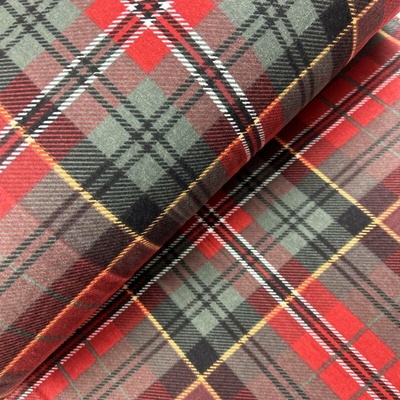 Ervi bavlna flanel š.240cm Skotská kostka Tartan - 25436-8, metráž
