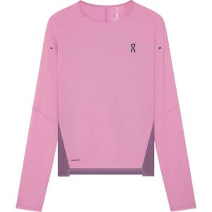 On Дамска тениска On Women's Performance Long-T Running shirt - Sakura / Dewberry - размер XL (916-1289-0515)