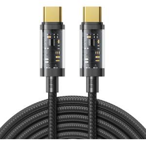 JOYROOM Кабел Joyroom, USB-C към USB-C, 100W, 2m, Черен (S-CC100A20-black)