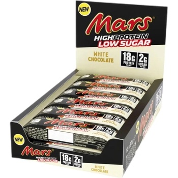 Snickers and Mars Mars Hi-Protein Bar | Low Sugar [12 x 57 грама] Бял шоколад