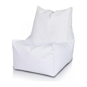 Ecopuf SOLID polyester NC3 Biela