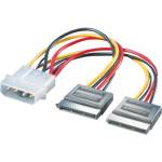Roline Преходник 4pin molex (m) -> 2x SATA 15pin, PowerSupply
