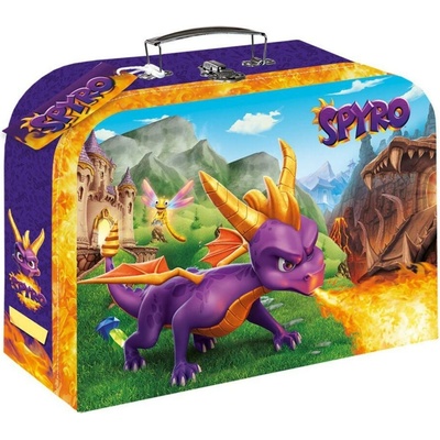 Teddies Kufřík/Kufr školní papírový Jurassic adventure 35x23x10cm