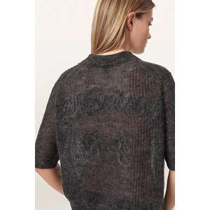 AllSaints тениска тип пулове с яка дамска с вълна ANABEL POLO TEE (W003KE)