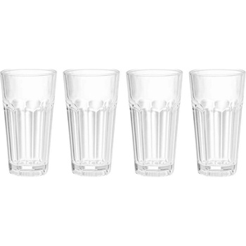 Maku Kitchen Life Комплект от 4 бр стъклени чаши за смути или лате с вместимост 480 мл maku