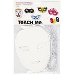 Creativ - Dania Masquerade paper masks 16 pcs