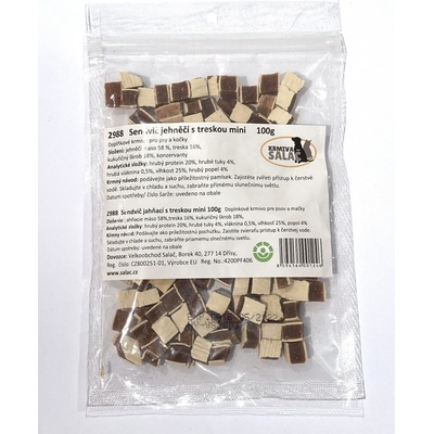 Salač Sendvič jehněčí s treskou mini 100 g