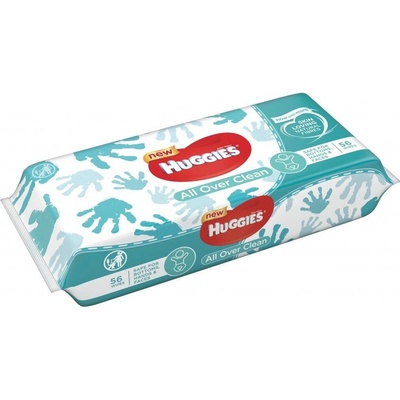 HUGGIES Single All Over Clean vlhčené obrúsky 56 ks
