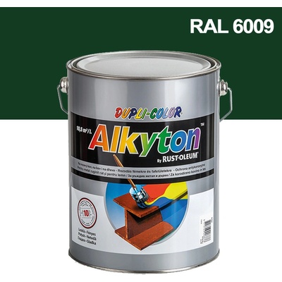 Alkyton hladký lesklý RAL 6009 5L jedlová zelená