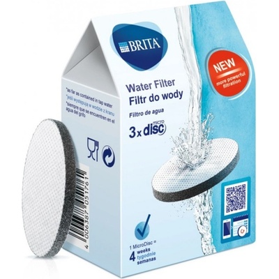 BRITA Филтриращи дискове BRITA - за бутилки Active и Vital, 3 бр. , бели (1039628)