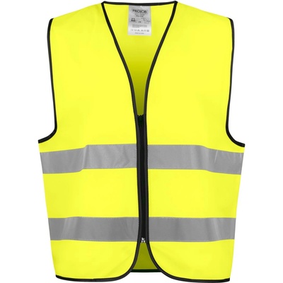 PROJOB HI VIS 6709 VEST/Светоотразителна жилетка за безопасност - hv жълто/черно универсална (64670998399)