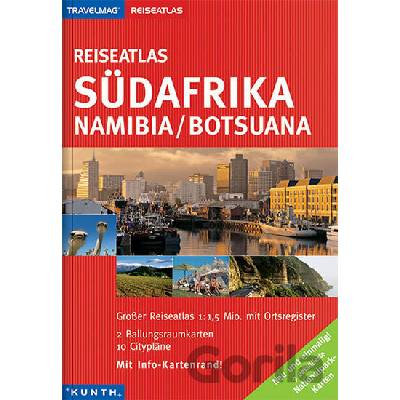 Reiseatlas Südafrika: Namibia / Botsuana (mierka 1:1,5 Mio)
