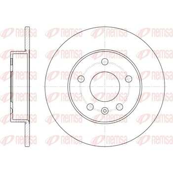 REMSA Brzdový kotúč 657800