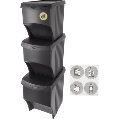 Excellent Odpadkový kôš na triedený odpad 3 x 22 l