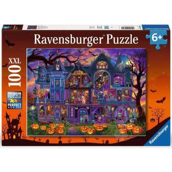 Ravensburger Пъзел Ravensburger от 100 XXL части - Парти на чудовищата (12004070)