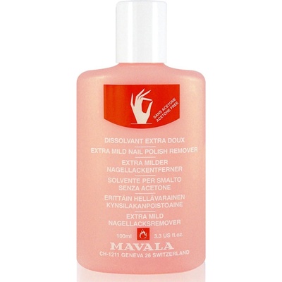 Mavala Extra Mild Nail Polish Remover extra jemný odlakovač na nechty bez acetonu 100 ml