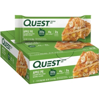 Quest Nutrition Quest Bar | Different Flavors [12 x 60 грама] Ябълков пай