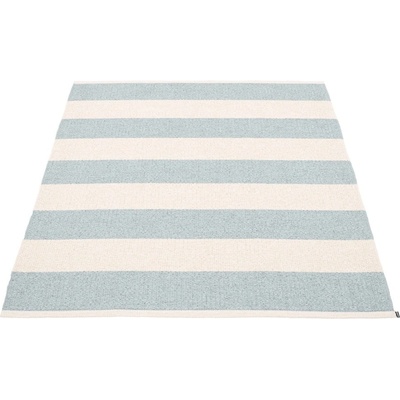 Pappelina Светлосин и кремав килим за открито и закрито 140x180 cm Bob Blue Fog - Pappelina (BO3H418)