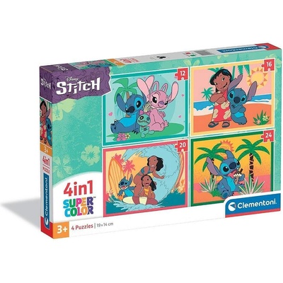 Clementoni 4 в 1 Пъзел Disney Stitch (1012084F)