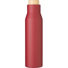 Christian Dvojstenná fľaša z nehrdzavejúcej ocele červená bordová 500 ml