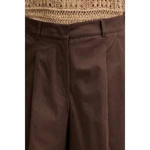 Weekend Max Mara панталон дамски памук с еластан BELLICO (2615131072600)