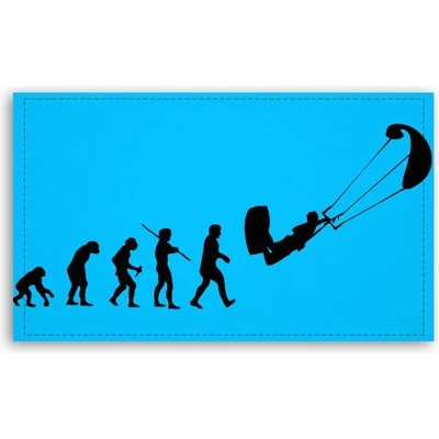Fotoobraz 120x70 cm velký Kiteboarding evoluce
