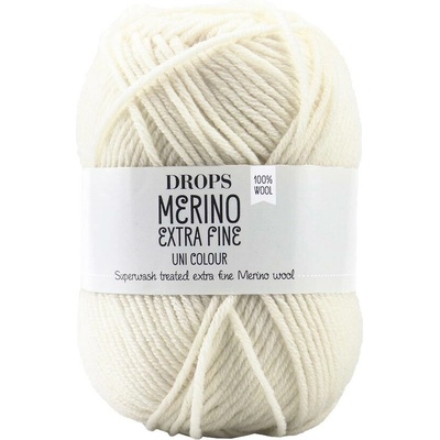 Drops Merino Extra Fine 01 smetanová