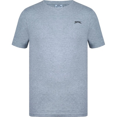 Slazenger Мъжка тениска Slazenger Plain T-Shirt Mens - Grey Marl