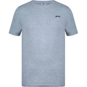 Slazenger Мъжка тениска Slazenger Plain T-Shirt Mens - Grey Marl
