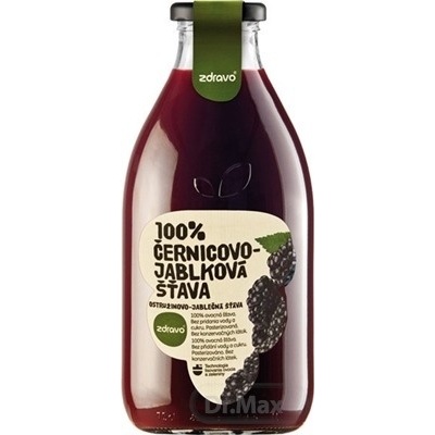 Zdravo 100% Černicovo jablková šťava 0,75 l