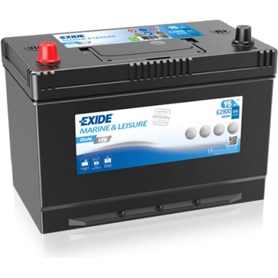 EXIDE DUAL EFB 12V 95Ah 800A EZ800