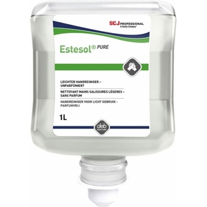  Течен сапун за ръце SCJohnson Estesol Pure, почистващ без аромат, 1 L