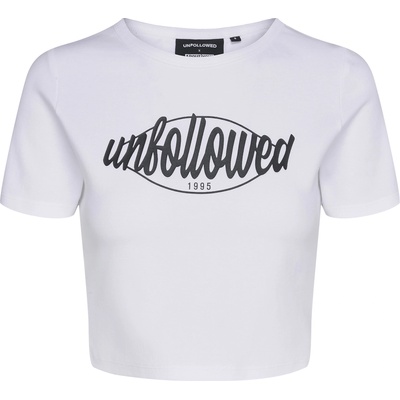 UNFOLLOWED x ABOUT YOU Тениска 'GIRLFRIEND' бяло, размер XL