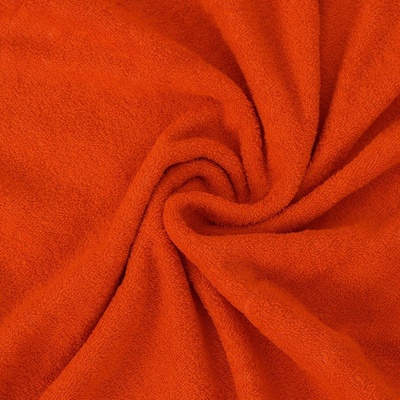 Kvalitex prostěradlo froté oranžové 140x200