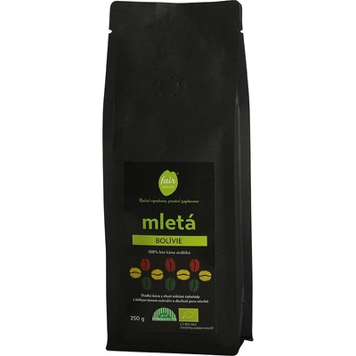 Fairobchod Bio mletá káva Bolívie 250 g