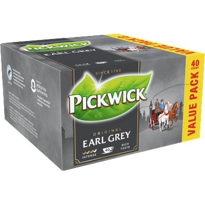 Pickwick Ароматизиран черен чай Pickwick Earl Gray 40 x 2 г (80 г)