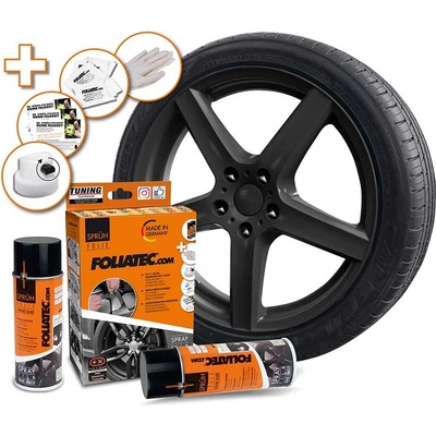 Foliatec 800 ml čierna lesklá
