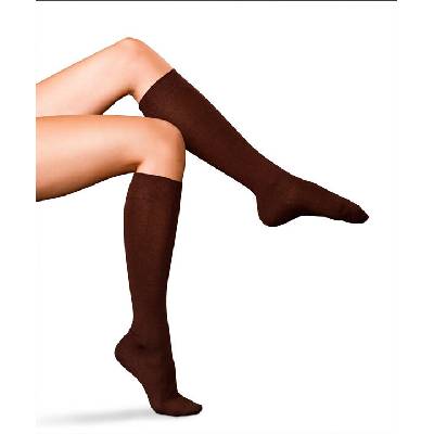 Памучни 3/4 чорапи в тъмнокафяво