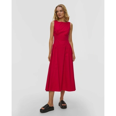 Staud Gwen Dress červená