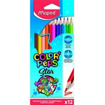 Maped pastelky trojboké 12 barev 1 ks
