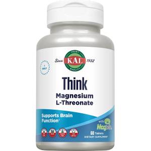 KAL Магнезий L-треонат (Think Magnesium) - 60 таблетка