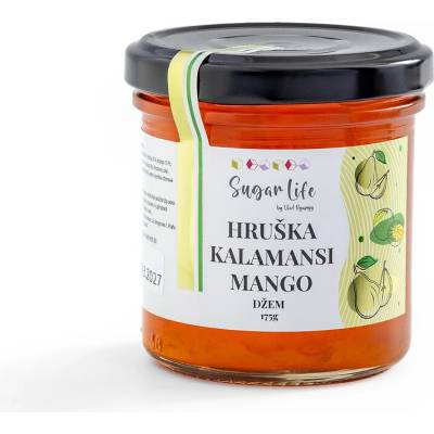 SUGAR LIFE DŽEM HRUŠKA, KALAMANSI, MANGO 175g