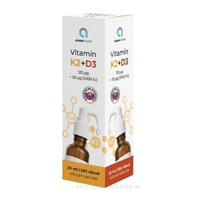 Orin ADAMPharm Vitamin K2 + D3 kapky 30 ml