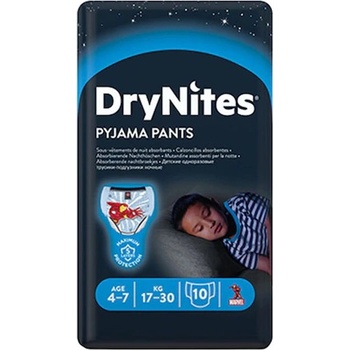 Image 1 of Huggies Нощни пелени гащи Huggies Drynites - За момче, 4-7 години, 17-30 kg, 10 броя (5029053527574)