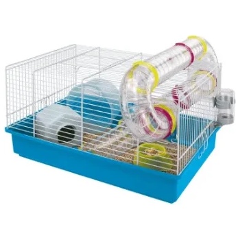 Ferplast - Cage Paula - Оборудвана клетка за хамстери и други гризачи - 46 х 29, 5 х 24, 5 см