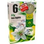 Tea lights Свещи за чай с цвят лилия 6 бр