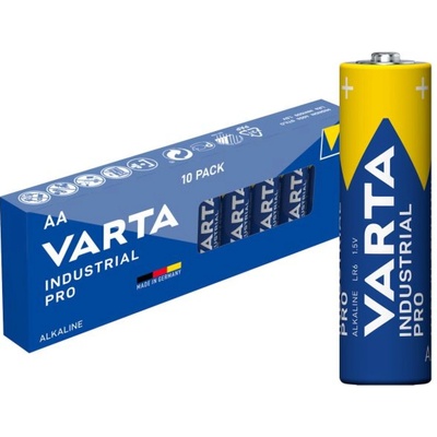 VARTA Алкални батерии lr6 aa 1, 5v 10pk industrial pro4006 varta (varta-ba-lr6-10pk-ind)