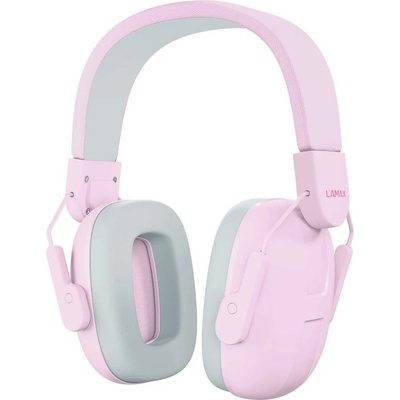 LAMAX KIDMUFFS1 Ružová,Sivá