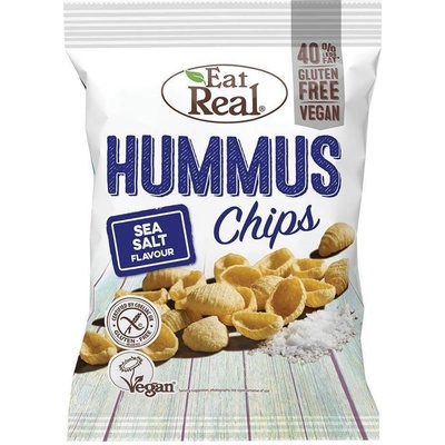 EatReal Hummus chipsy s mořskou solí 45g